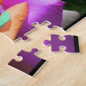 Regenbogen-Rose Puzzle (Seite)