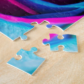 Regenbogen-Rose Puzzle (Seite)