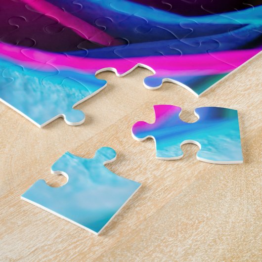 Regenbogen-Rose Puzzle (Seite)