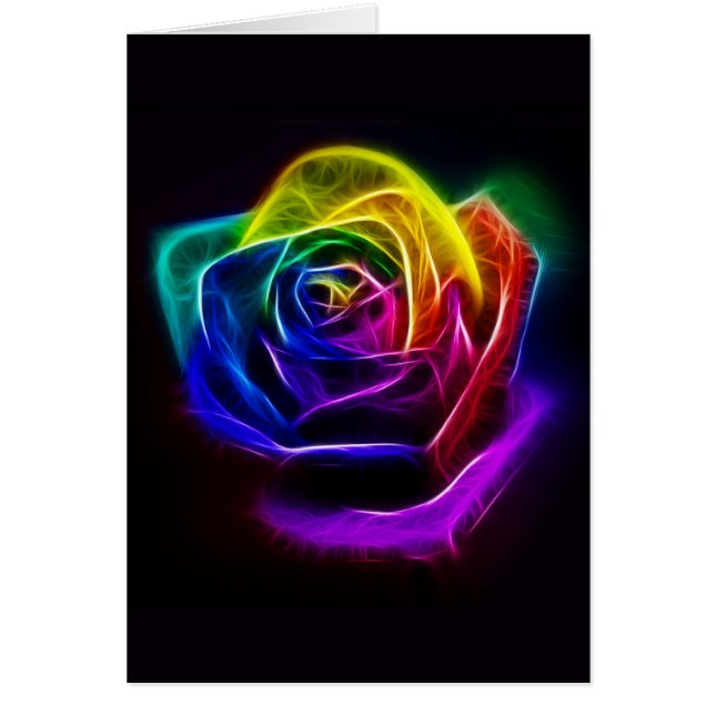 Regenbogen-Rosen-Fraktal (Vorne)