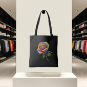 Regenbogen-Rosen-Tasche Tasche