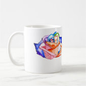 Regenbogen-Rosen-Tasse Kaffeetasse (Links)