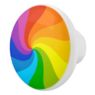 Regenbogen-Rotation Keramikknauf