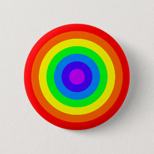 Regenbogen Roundel Button