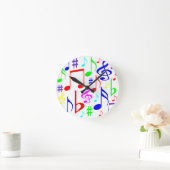 Regenbogen Runde Wanduhr (Zuhause)