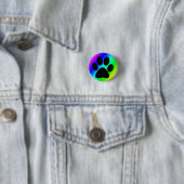 Regenbogen-runder Hund Paw.png Button (Beispiel)
