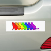 Regenbogen-russisches Blau Autoaufkleber (Auf Auto)
