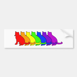 Regenbogen-russisches Blau Autoaufkleber