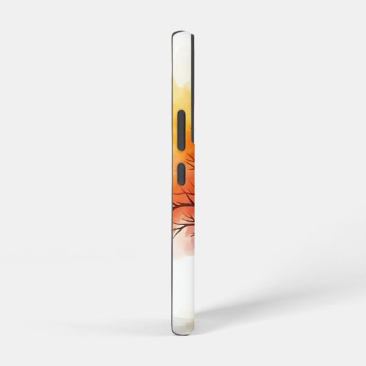 Regenbogen Saisons Tree - Farbenfrohe Wasserfarbe Samsung Galaxy Hülle (Rechte Seite)