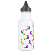 Regenbogen-Salamander Edelstahlflasche (Links)