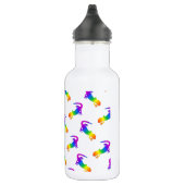 Regenbogen-Salamander Edelstahlflasche (Rechts)
