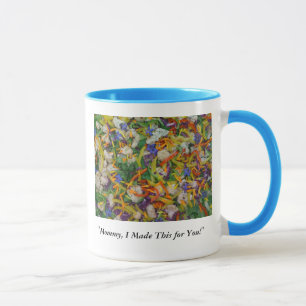 Regenbogen-Salat-Tasse Tasse
