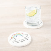 Regenbogen Sandstein Untersetzer (Seite)