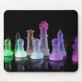 Regenbogen-Schach-Set-Mausunterlage Mousepad (Vorne)