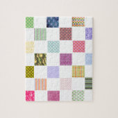 Regenbogen-Schachbrettmuster Puzzle (Vertikal)