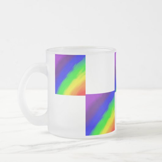 Regenbogen-Schachtel frostige Tasse (Links)