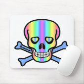 Regenbogen-Schädel Mousepad (Mit Mouse)