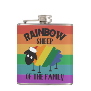 Regenbogen-Schaf des Stolzes der Familie Flachmann