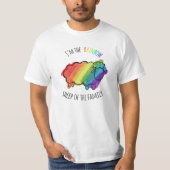 Regenbogen-Schaf-T-Shirt T-Shirt (Vorderseite)