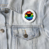 Regenbogen-Schafe Button (Beispiel)