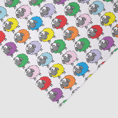 Regenbogen-Schafe Seidenpapier (Ausschnitt)