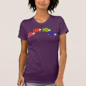 Regenbogen-Schafe T-Shirt (Vorderseite)