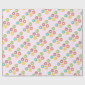 Regenbogen-Schaumgummiringe Geschenkpapier (Flach)