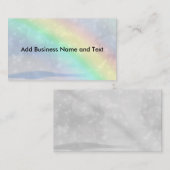 Regenbogen-Schein Visitenkarte (Vorne/Hinten)