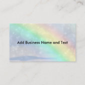 Regenbogen-Schein Visitenkarte (Vorderseite)