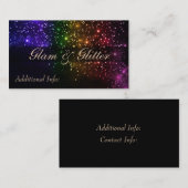 Regenbogen-Schein-Visitenkarte Visitenkarte (Vorne/Hinten)