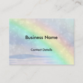 Regenbogen-Scheinverabredungskarte Terminkarte