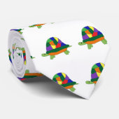Regenbogen-Schildkröte-Krawatte Krawatte (Gerollt)