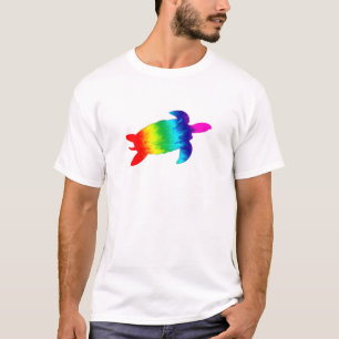 Regenbogen-Schildkröte T-Shirt
