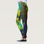 Regenbogen-Schlange Leggings (Links)