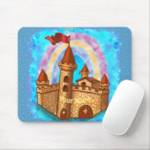 Regenbogen Schloss Mousepad (Mit Mouse)