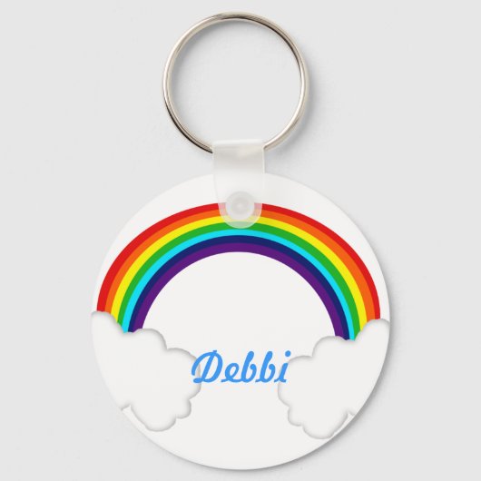 Regenbogen Schlüsselanhänger (Vorderseite)