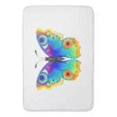 Regenbogen Schmetterling Badematte (Vorderseite Vertikal)
