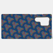 Regenbogen-Schmetterling (blau) - Samsung Case Galaxy Hülle (Rückseite (Horizontal))