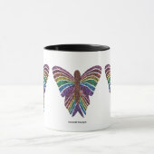 Regenbogen-Schmetterling - Combo-Tasse (11oz) Tasse (Zentrum)