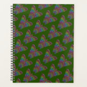 Regenbogen-Schmetterling (dunkelgrün) - Planer (Vorderseite)