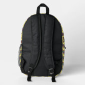 Regenbogen-Schmetterling (gelb) - Rucksack (Rückseite)