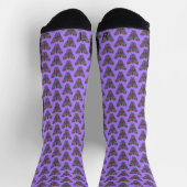 Regenbogen Schmetterling (hellblau) - Sport Socken (Oben)