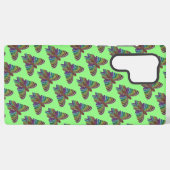 Regenbogen-Schmetterling (hellgrün) - Samsung Case Galaxy Hülle (Rückseite (Horizontal))