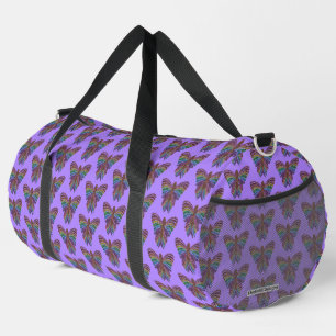 Regenbogen Schmetterling (helllila) - Reisetasche Duffle Bag