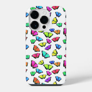 Regenbogen Schmetterling iPhone 14 Pro Hülle