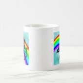 Regenbogen-Schmetterling Kaffeetasse (Mittel)