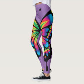 Regenbogen-Schmetterling Leggings (Links)