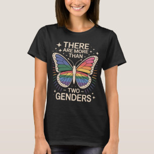 Regenbogen Schmetterling LGBTQ Shirt für Vielfalt