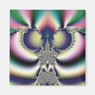 Regenbogen Schmetterling Magnet