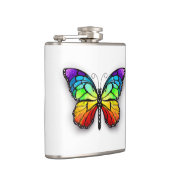 Regenbogen-Schmetterling Monarch Flachmann (Rechts)